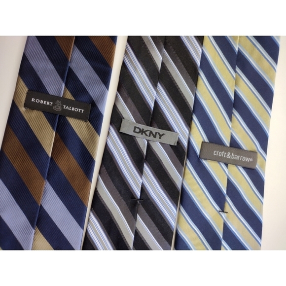 Bundle of 3 silk ties - Picture 3 of 7